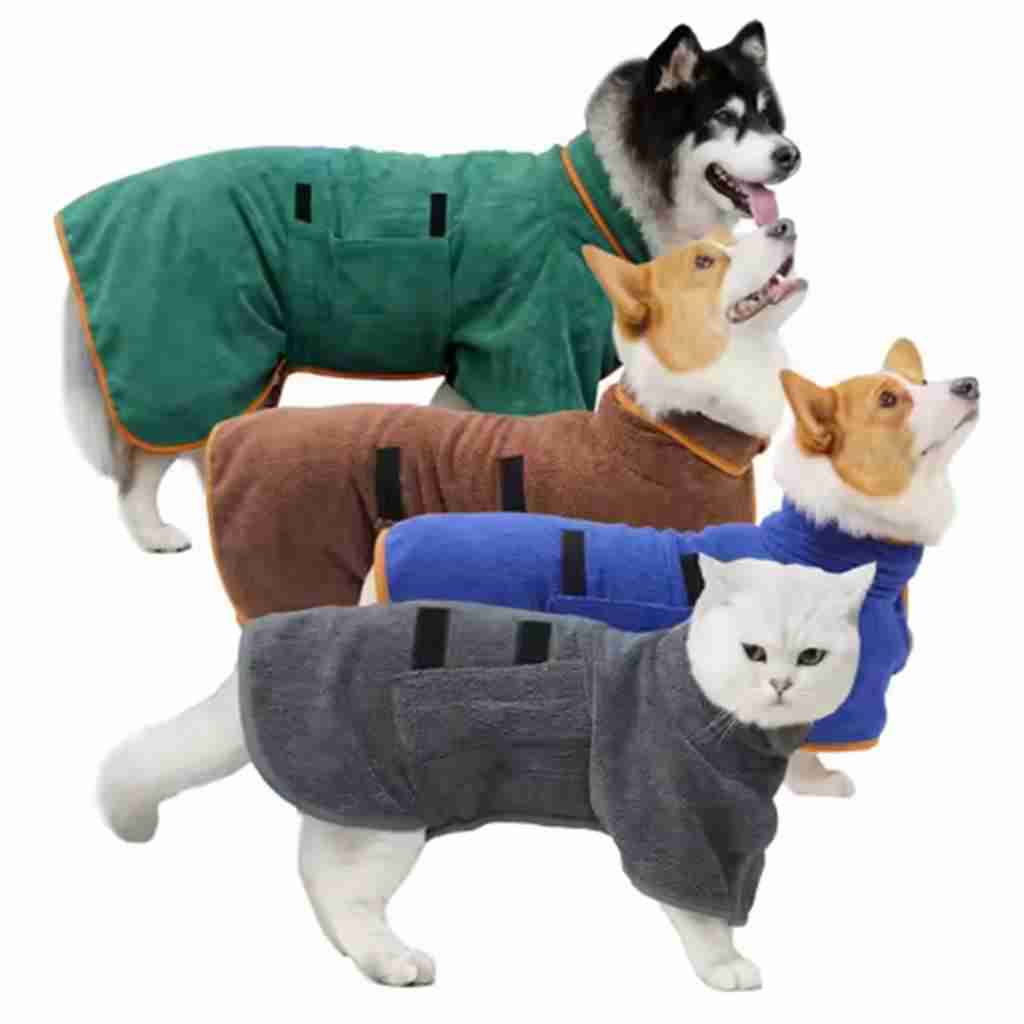 Absorbent Pet Bathrobe Towel
