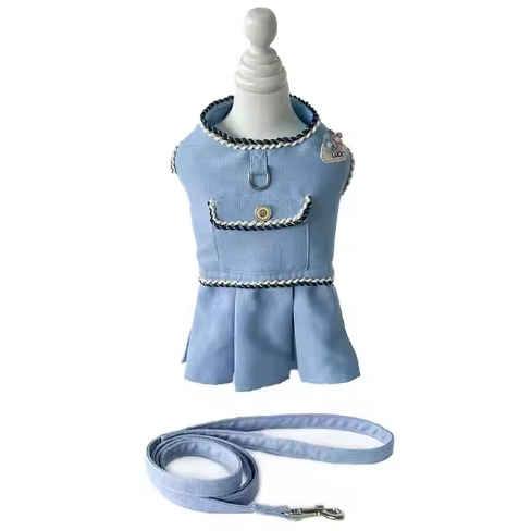 Cute Pet Clothes Detachable Harness with Leash