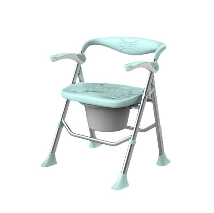 Folding toilet chair