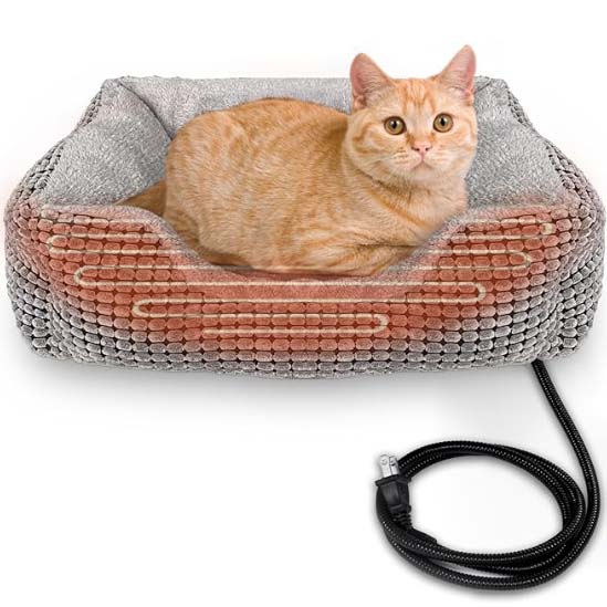 Adjustable Temperature Heated Pet Bed