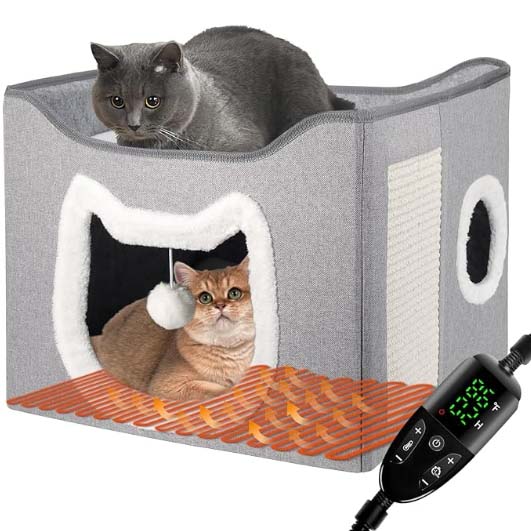Adjustable Temperature Heated Pet House