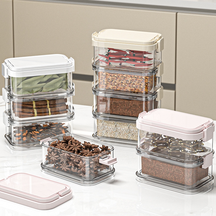 Three-layer storage box