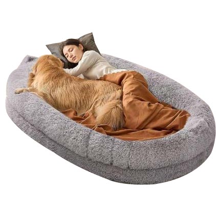 Fluffy Extra Large Human Pet Bed