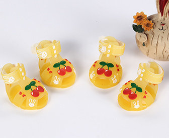 Dog jelly shoes