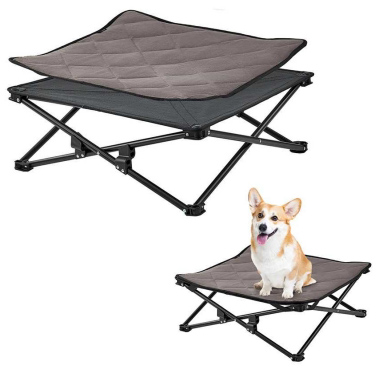 2IN1 Foldable Elevated Cooling Dog Bed