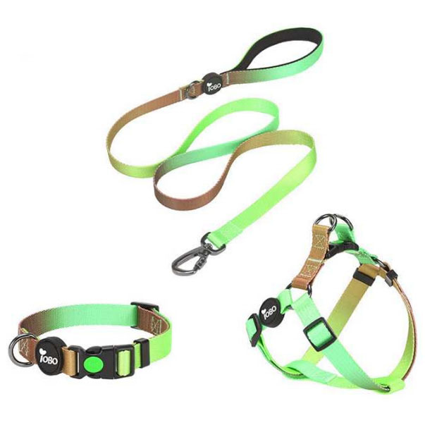 Dog Collar & Harness & Leash Set of 3pcs