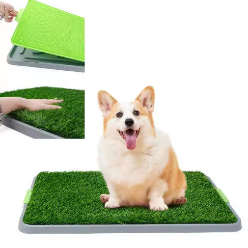 Dog Potty Dog Training Grass Mat with Tray