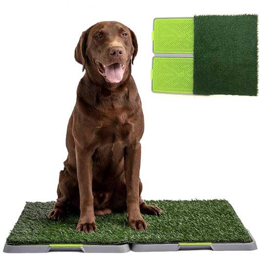Dog Potty Dog Training Grass Mat with Tray