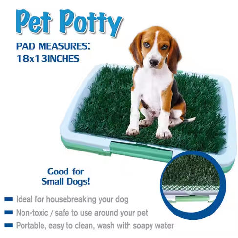 Dog Potty Dog Training Grass Mat with Tray