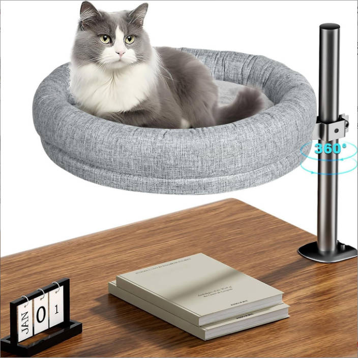 360 degree rotation adjustable height pet nest