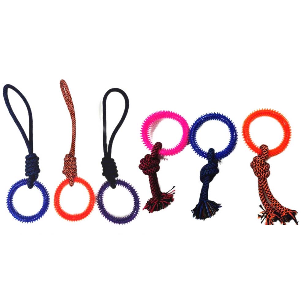 Dog Rope Toy with Chewing Ring