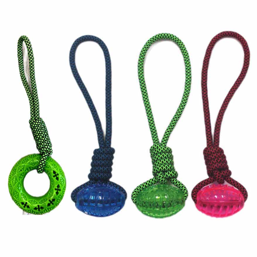 Dog Rope Toy with Chewing Ball