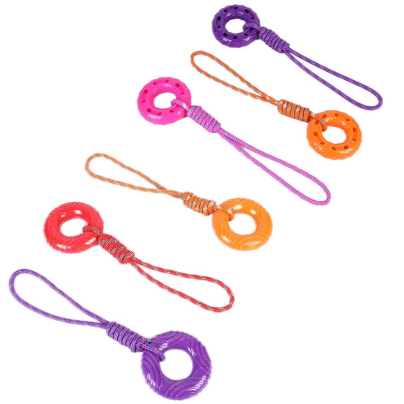 Dog Rope Toy with Chewing Ring