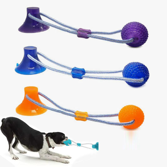 Multifunction Dog Chew Toys with Suction