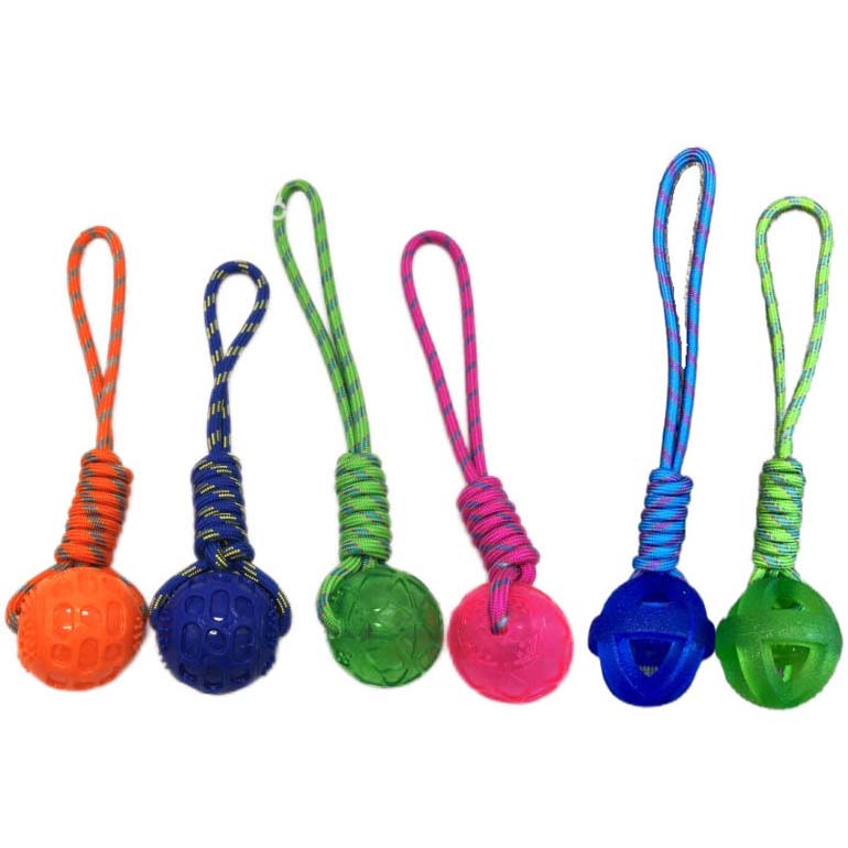 Dog Rope Toy with Chewing Ball