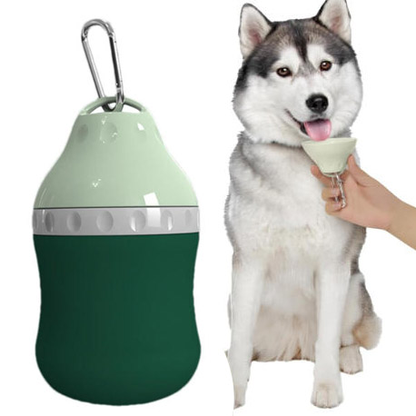 420ml Dog Travel Water Bottle with Carabiner