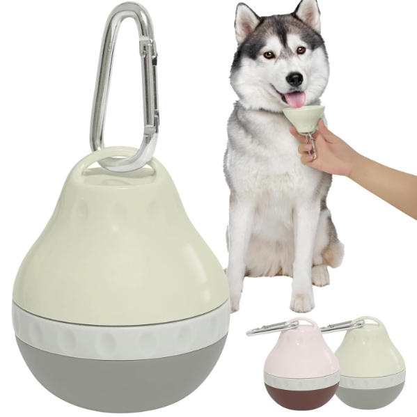 220ml Dog Travel Water Bottle with Carabiner