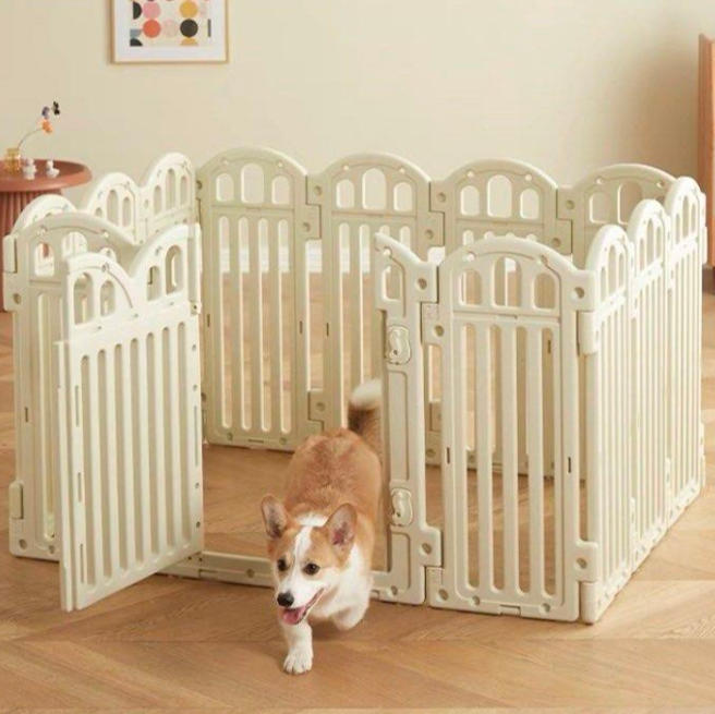 Freely Combined Collapsible Dog Crate Dog Fence