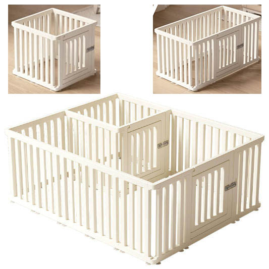Door in Door Freely Combined Collapsible Dog Crate Dog Fence